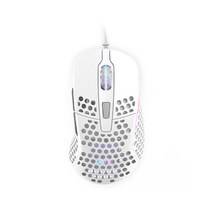 엑스트리파이 M4 RGB 초경량 게이밍 유선마우스, 화이트