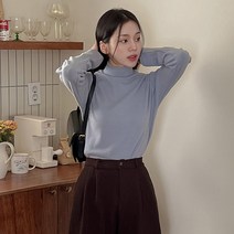 엔비룩 여성용 마마 반폴라 티셔츠
