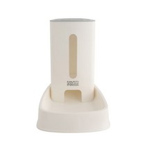 딩동펫 반려동물 모노톤 급식기 3.8L, 화이트, 1개