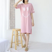 마더라이크 반팔 빅스마일 수유원피스