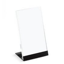 리페어 아크릴 메뉴판꽂이 세로 블랙, 1개