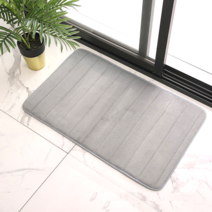 메모리폼 극세사 발매트, 그레이