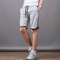스댕클럽 남성용 배색랍빠 트레이닝 반바지 MJB2962