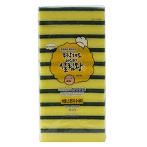 살림왕 버블스펀지 수세미 대, 10개입, 1개
