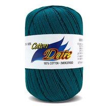 니뜨 코튼 데이트 실 75g, 556 진청록