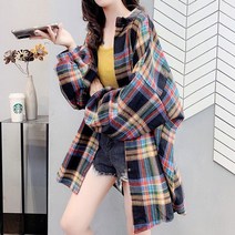 어썸풀 여성용 알론 체크 셔츠