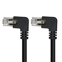넥스트링크 UTP CAT.6 랜케이블 인터넷 랜선 양방향 오른쪽 꺾임 3M, 1개, NL-UL03