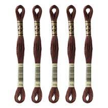 브랜드얀 DMC 25번 면사 자수실 5p, 779번, 8m, 5개