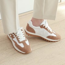 파이 여성용 가죽 키높이 스니커즈 4cm P017