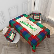 마켓에이 레드 엘크 크리스마스 식탁보, TYPE9, 140 x 200 cm