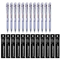 모나미 FLIP 3 라벤더 0.5mm 12p + 모나미 FX MULTI 700 0.5mm 흑색 12p, 혼합색상, 1세트