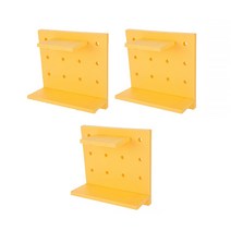 내 마음대로 꾸며보는 타공판 22 x 22 cm, 3개, 옐로우