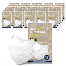 닥터로드 새부리형 미세먼지 황사마스크 대형플러스 KF94, 화이트, 50개, 1개입