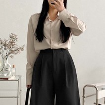 에이와비 여성용 링클프리 데일리 셔츠