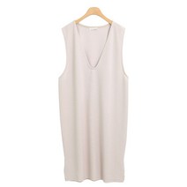 스웰 여성용 빅사이즈 베스트 원피스 AA1062