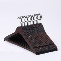 허니스윗팜 나무 메이플 퍼스트 클래스 옷걸이, 04 빈티지, 10개입