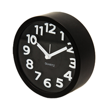 위드쏠 무소음 알람 테이블 시계, 블랙