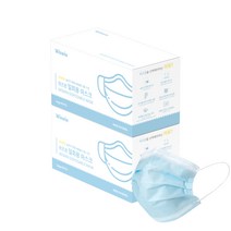 위즈윈 일회용 마스크 성인용, 50개입, 2개