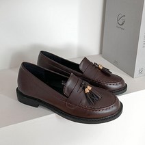 라블 여성용 푹신한 태슬 로퍼