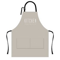 가죽 방수 방유 앞치마, 키친 베이지, 1개