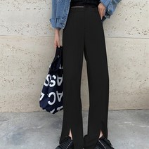 포플러앤씨 여성용 티티 앞트임 팬츠