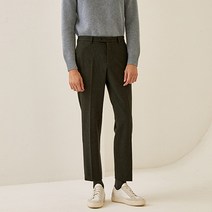 마에스트로 투모로우 남성용 겨울용 기모 잔체크 노턱 슬랙스 MAPA1D957