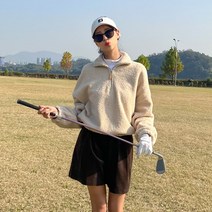 피핀 여성용 골프 일상 파타 부클 반집업 티셔츠 110239