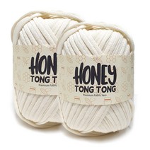 니뜨 허니 통통 뜨개실 100g x 2p, 101 크림, 2개