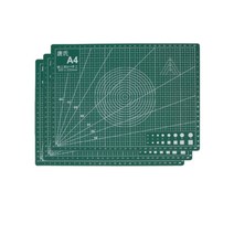 양면 퓨어컬러 커팅매트 Q01 3p, 그린