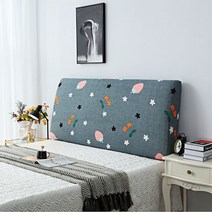 알럽홈 심플 프린팅 디자인 침대헤드커버, TYPE2