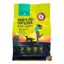 벅스펫 강아지 전연령 벅스독 오리지널 영양 사료, 1.2kg, 과일/야채, 1개