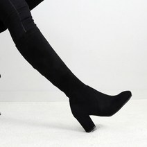 어바웃슈 루시 슬림핏 아몬드토 롱 부츠