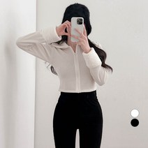 밀키버터 여성용 뽀글이 카라 집업