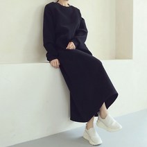 비나인 로바드 기모 에이라인원피스