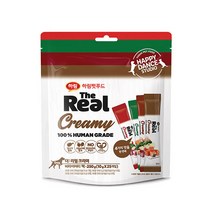하림더리얼 강아지 크리미 버라이어티 팩 파우치 10g x 25p, 연어 + 닭고기 + 오리 + 소고기 혼합맛, 1개