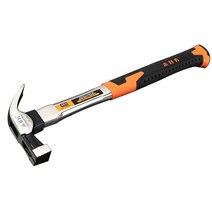 Dr리빙스토어 다용도 고탄소강 미끄럼 충격 방지 핸들 전문가용 망치 사각톱니 헤드 300g, 1개, 10-OZ