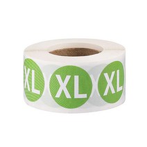 디블루 의류 사이즈 라벨스티커 XL, 500개