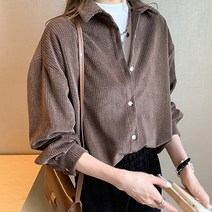 루나걸 여성용 토렌 코듀로이 셔츠