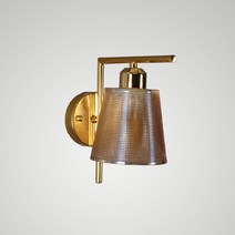 삼성인테리어조명 발렌 기역 벽등, 엠버 브라운