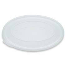 생활엔 타원찜용기 340mm 뚜껑, 1개입, 50개