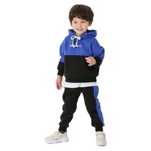 아동용 기모 뉴욕후드 상하의세트