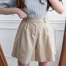 슈가펀 여성용 비글 하프 팬츠