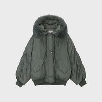 쥬시쥬디 여성용 J폭스퍼 셔링 다운점퍼 JVDJ72B2