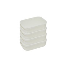 씨밀렉스 닛띵 담담 팬트리정리함 S1호, 아이보리, 4개