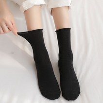 다다랜드 임산부 파스텔 양말 블랙, 3개