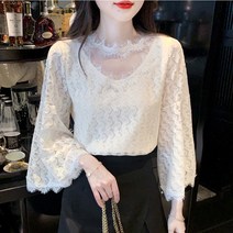 어썸풀 쏘유 레이스 블라우스