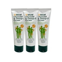 우주상사 바르는 MSM글루코에이드 앤 오메가3 크림, 3개, 120ml
