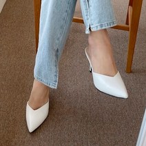 릴렉티브 여성용 심플 힐 슬리퍼