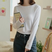 프롬미스 여성용 모찌 입술넥 티셔츠