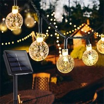 모던컨츄리 태양광 LED 야외전구 버블M 22m 200LED